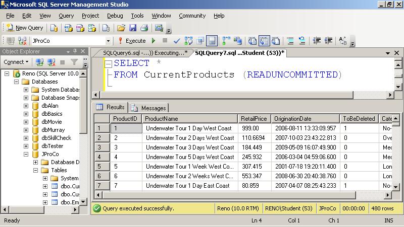 SQL SERVER - Tips from the SQL Joes 2 Pros Development Series - Dirty Records and Table Hints - Day 7 of 35 j2p_7_2 