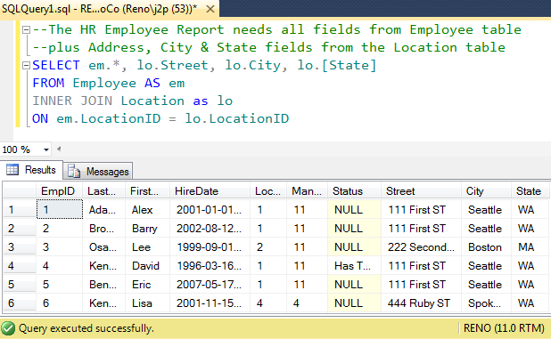 SQL SERVER - Beginning SQL 2012 - Why we use Code Comments - Abstract from Joes 2 Pros Volume 1 j2p2012-2 