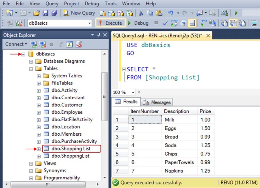 SQL SERVER - SQL Basics: Running SQL Code - Day 2 of 10 j2pbasics-2-4 