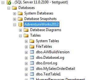 SQL SERVER - Solution - User Not Able to See Any User Created Object in Tables - Security and Permissions Issue missingtable6 