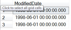 SQL SERVER - Simple Example of Snapshot Isolation - Reduce the Blocking Transactions modifieddate1 