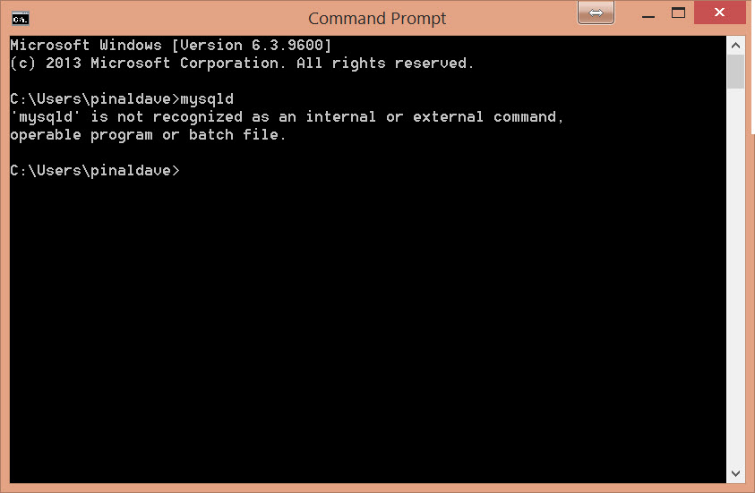MySQL - How to Find mysqld.exe with Command Prompt -  Fix: 'mysql' is not recognized as an internal or external command, operable program or batch file mysqld2 