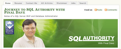 SQLAuthority News - SQLAuthority Site With New Banner newbanner 