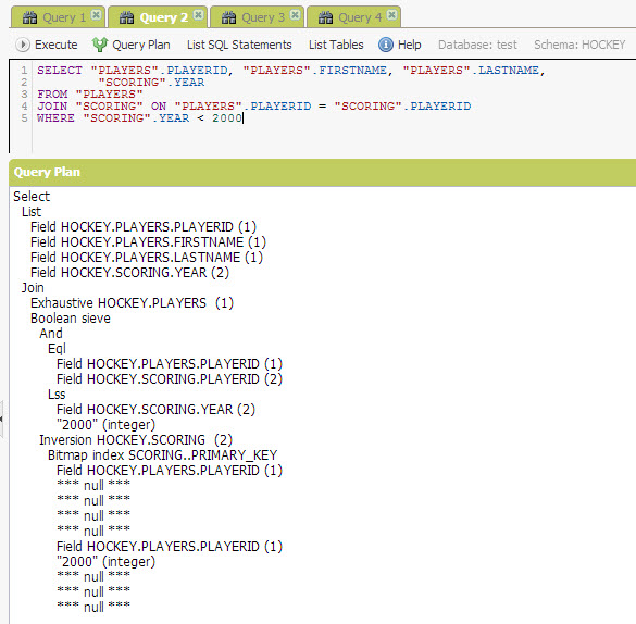 SQL - Quick Start with Explorer Sections of NuoDB - Query NuoDB Database 29 