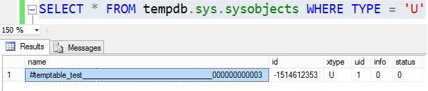 SQL SERVER - Inside Temp Table Object Creation object_creation_table-03 