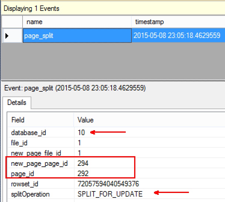 SQL SERVER - Identify Page Splits Using Extended Events in SQL Server page-splits-xEvent-02 