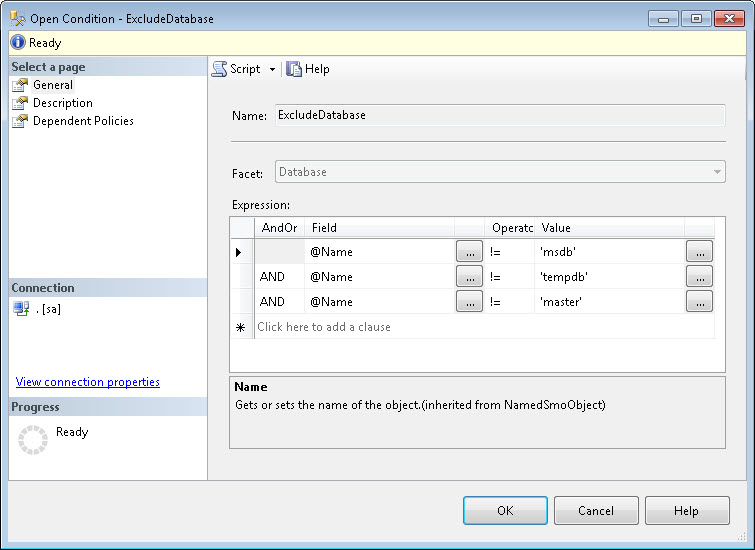SQL SERVER - Identifying Guest User using Policy Based Management pbm2-3 