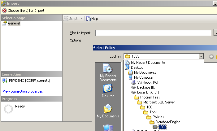 SQL SERVER - Tools for Proactive DBAs - Policy Based Management - Notes from the Field #012 policyfield3 