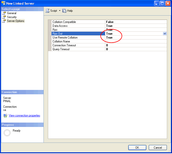 SQL SERVER - 2005 - Fix : Error : Msg 7411, Level 16, State 1 Server is not configured for RPC rpc 