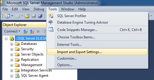 SQL SERVER - SSMS 2012 Reset Keyboard Shortcuts to Default setkeyboard 