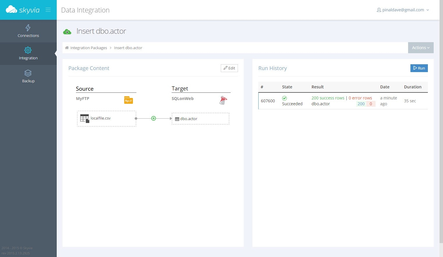 SQL SERVER - Cloud Based Data Integration Made Easy - A Real World Scenario 12 