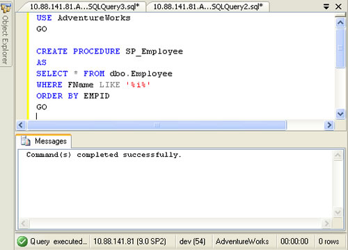 SQL SERVER - Renaming SP is Not Good Idea - Renaming Stored Procedure Does Not Update sys.procedures sp_createProcedure 