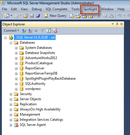 SQL SERVER - Monitor Database via a Heatmap, Alarms List and Realtime Diagnostics for FREE spotlight5 