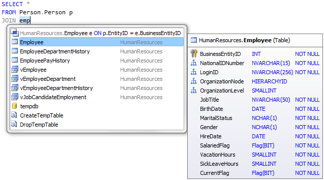 SQL SERVER - Writing SQL Queries Made Easy with dbForget SQL Complete ii04 