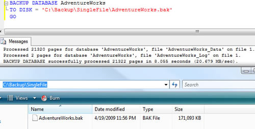 SQL SERVER - Mirrored Backup and Restore and Split File Backup - Introduction sql-mirrored-backup1 