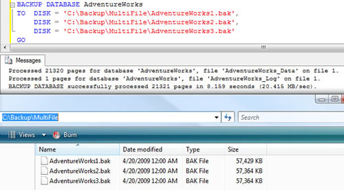 SQL SERVER - Mirrored Backup and Restore and Split File Backup - Introduction sql-mirrored-backup2 