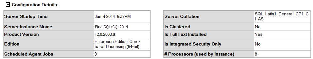 SQL SERVER - SSMS: Server Dashboard Report ssmsreport-2 