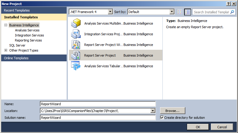 SQL SERVER - Create a Very First Report with the Report Wizard ssrs-4-1 