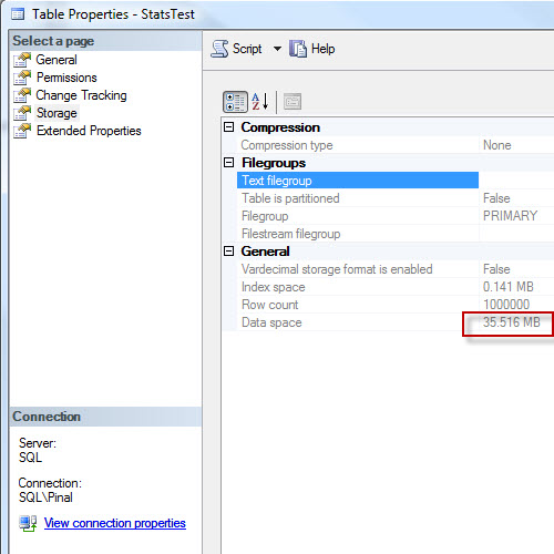 SQL SERVER - Update Statistics are Sampled By Default statsupdate3 