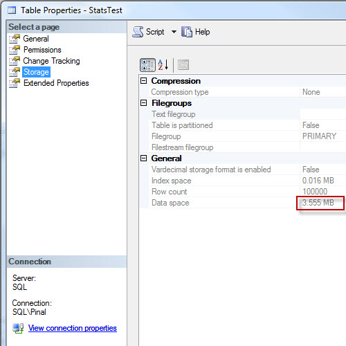 SQL SERVER - Update Statistics are Sampled By Default statsupdate4 
