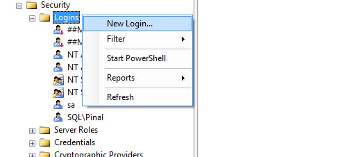 SQL SERVER - Add Any User to SysAdmin Role - Add Users to System Roles sysadmin1 