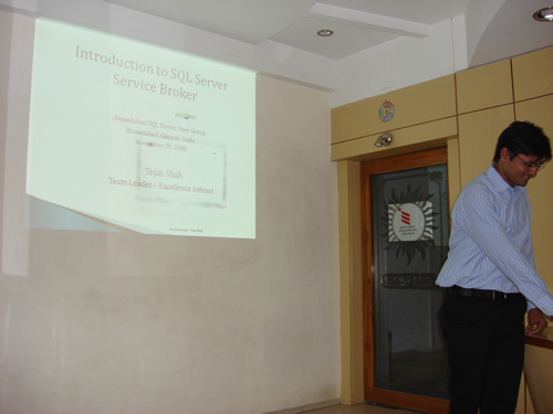 SQLAuthority Author Visit - Ahmedabad SQL Server User Group Meeting - November 2008 UGnov6 