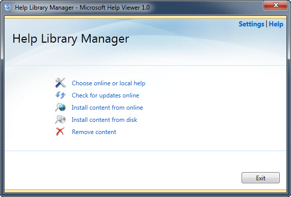 SQL SERVER - Manage Help Settings - CTRL + ALT + F1 updatehelp2 