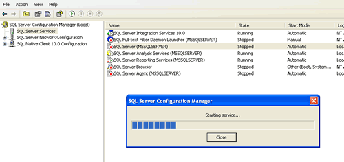 SQL SERVER - FIX : ERROR : Could Not Connect to SQL Server - TDSSNIClient initialization failed with error 0x7e, status code 0x60 12StartProgress 