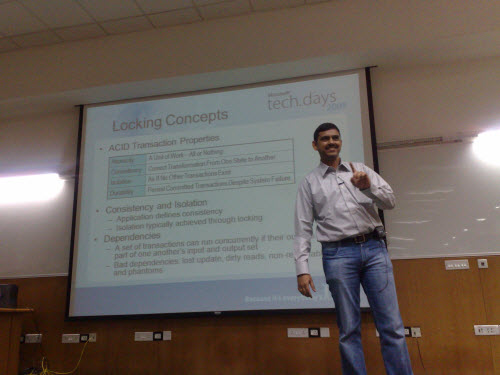 SQLAuthority News - Notes from TechDays 2009 at Infosys, Bangalore infosys1 