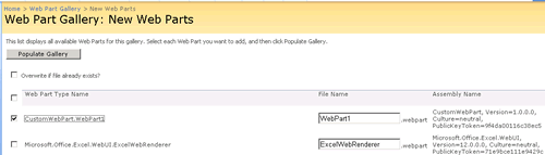 SQLAuthority News - SharePoint - Steps To Create A Custom WebPart - Deploy It SharePoint Site step15 