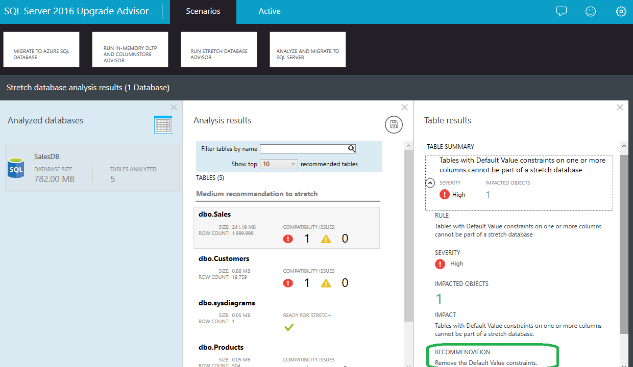 SQL SERVER 2016 - How to Use SQL Server 2016 – Stretch Database - Notes from the Field #127 127-3 