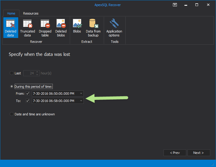 SQL SERVER - How to Recover Truncated or Deleted Data When a Database Backup is or is not Available apexrecover10 