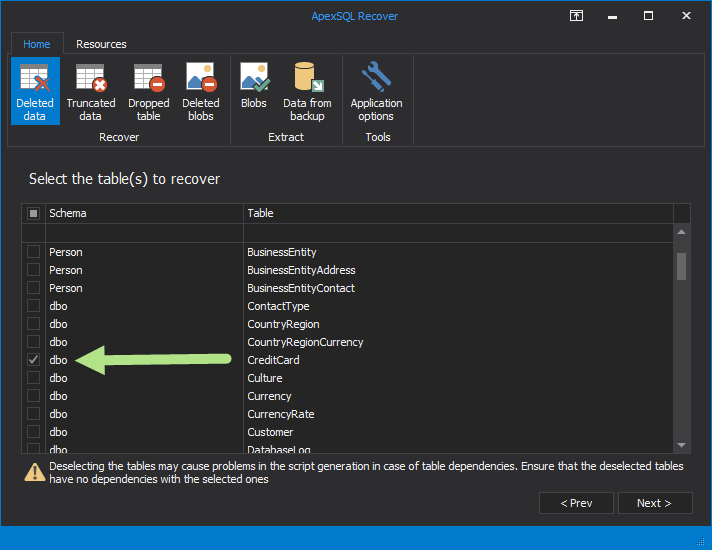 SQL SERVER - How to Recover Truncated or Deleted Data When a Database Backup is or is not Available apexrecover11 