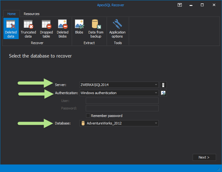 SQL SERVER - How to Recover Truncated or Deleted Data When a Database Backup is or is not Available apexrecover8 