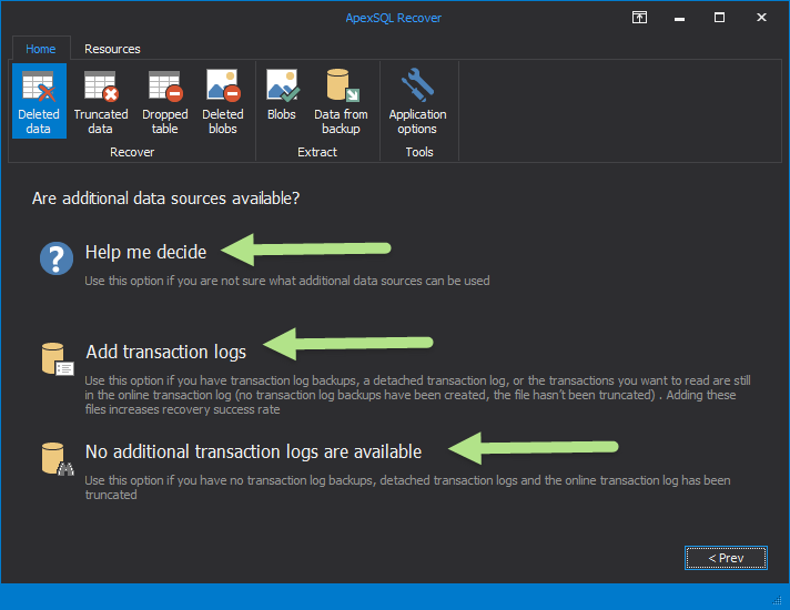 SQL SERVER - How to Recover Truncated or Deleted Data When a Database Backup is or is not Available apexrecover9 