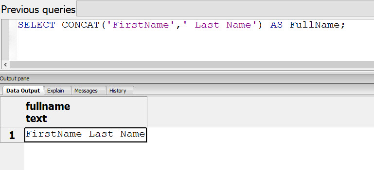 SQL SERVER - MySQL - PostgreSQL - How to Concat Strings? concatpostgres 
