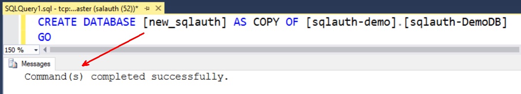 SQL SERVER - Creating a Copy of Database in Azure SQL DB copy-database-azure-db-02 
