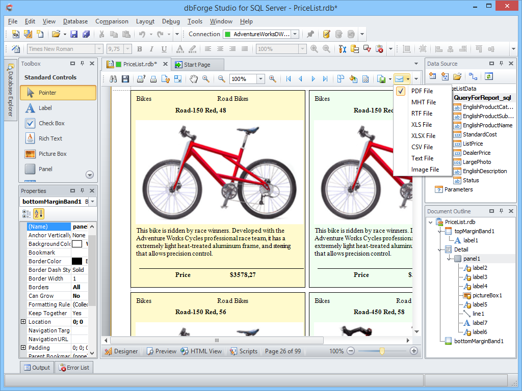 dbForge Studio for SQL Server - Ultimate SQL Server Manager Tool from Devart dbforge13 
