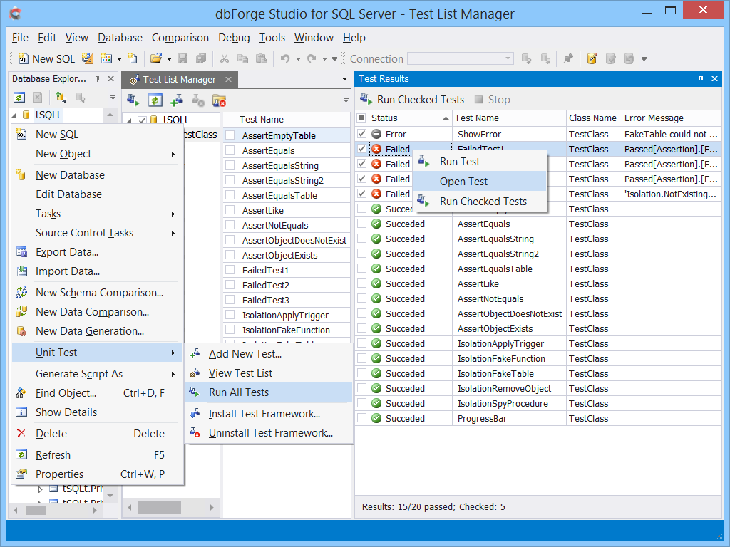 dbForge Studio for SQL Server - Ultimate SQL Server Manager Tool from Devart dbforge4 
