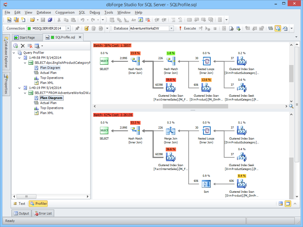 dbForge Studio for SQL Server - Ultimate SQL Server Manager Tool from Devart dbforge7 