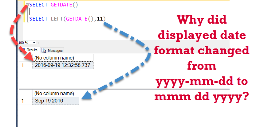 SQL SERVER - Puzzle - Change in Date Format with Function displaydateformat 