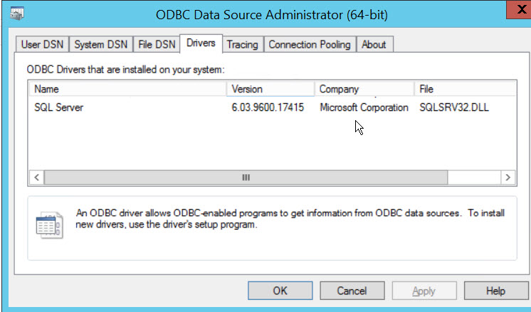 SQL SERVER - Unable to bring resource online. Error - Data source name not found and no default driver specified ds-02 