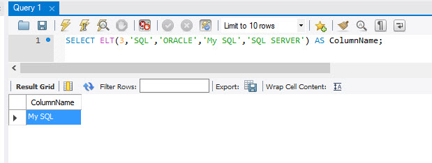 MySQL - ELT() and FILED() Functions to Extract Index Position From List mysql-index-position1 