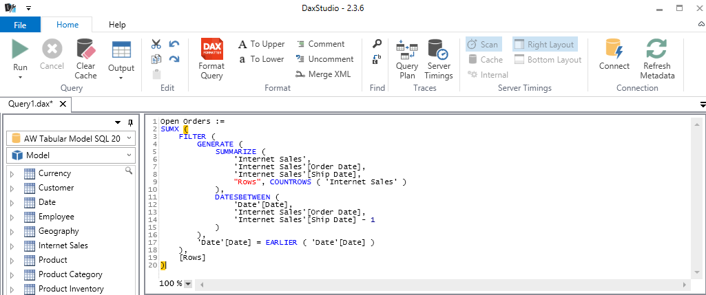 SQL SERVER - Becoming a More Effective DAX Developer with DAX Studio - Notes from the Field #134 notes134-7 