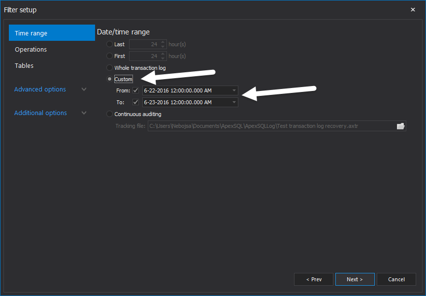 Recover Lost Data Using the Transaction Log Files recoverlog4 