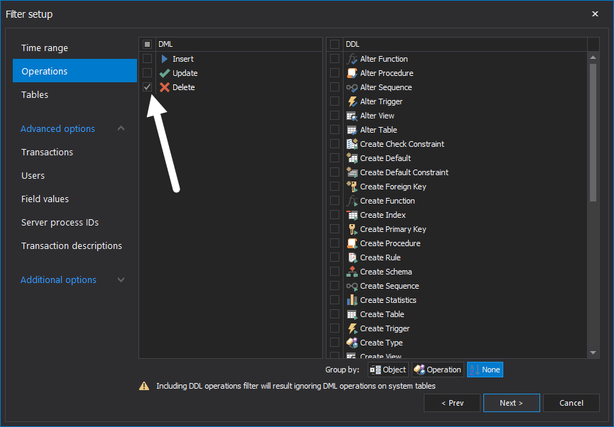 Recover Lost Data Using the Transaction Log Files recoverlog5 