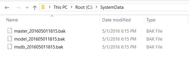 PowerShell - Backup SQL Server System Databases system-database-01 