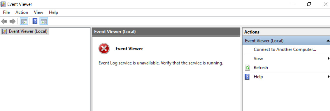 SQL SERVER - SQL Agent Not Starting. The EventLog Service has Not Been Started EvtVwr-01 