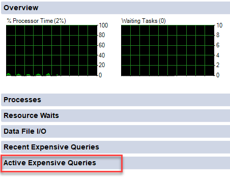 SQL SERVER - Activity Monitor - Active Expensive Queries activitymonitor2 