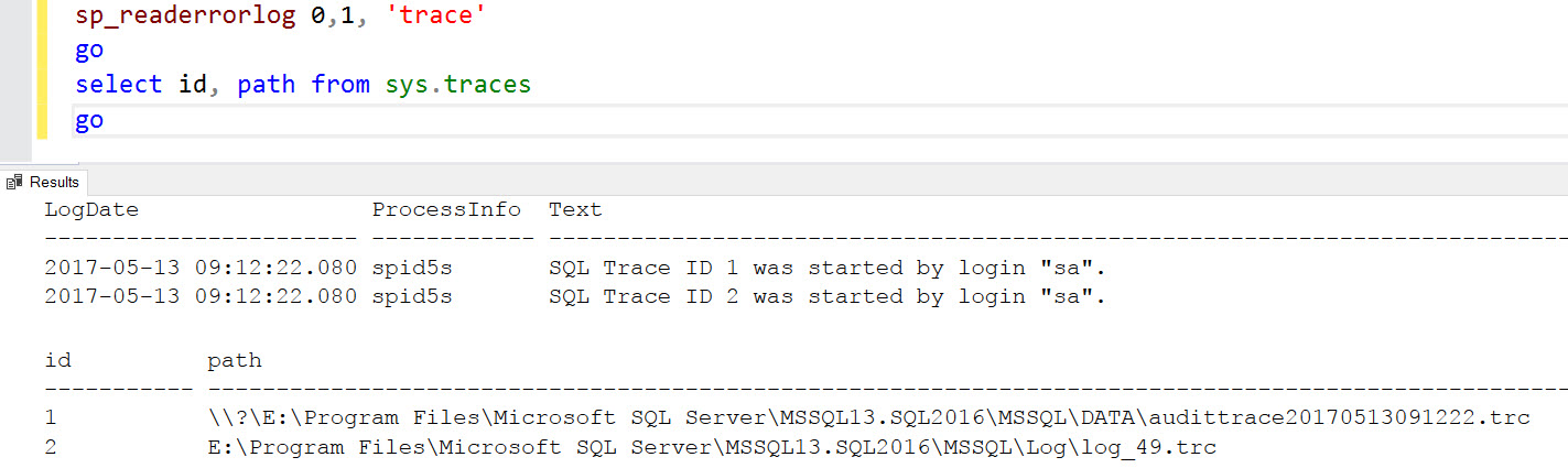 SQL SERVER - Why We have Audit Trace in DATA Folder? What are These Files? c2-audit-01 